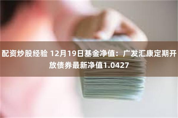 配资炒股经验 12月19日基金净值：广发汇康定期开放债券最新